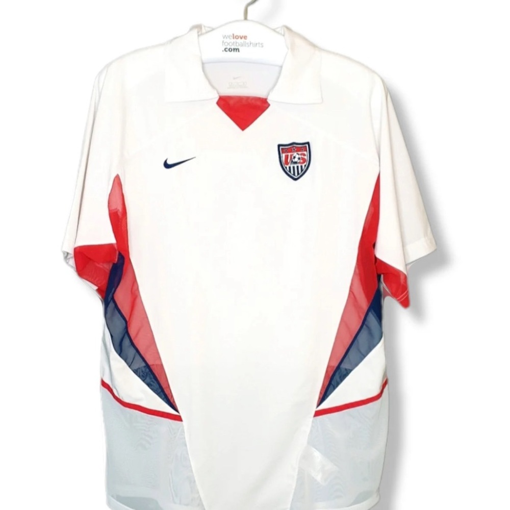 Nike 2002-2003 USMNT USA Soccer Jersey World Cup Gold Cup Shirt Trikot SZ L EUC
